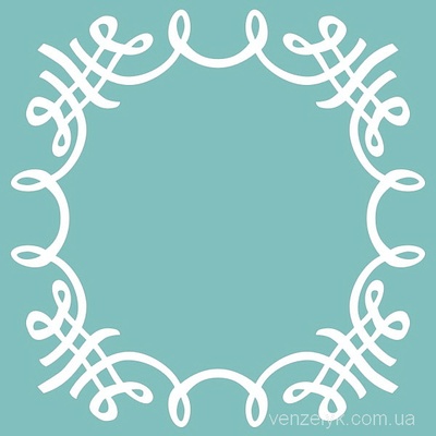 Чипборд від Вензелик - Рамка 57, 107x108 мм, розмір: 107x108 мм