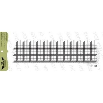 Акриловый штамп Lesia Zgharda для створення фону F165