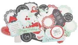 Набір висічок від Kaisercraft - North Pole Collection - Christmas - Collectables - Cut Cardstock North0 шт.