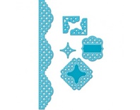 Ніж для вирубки від Spellbinders - Shapeabilities - Lattice Accents, 6 шт.