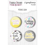 Набор скрапфишек ТМ Фабрика Декора из 4 шт № 224