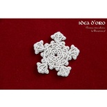 Чипборд Scrapiniec - двошаровий сніжинок Idea d'oro