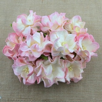 Гардения большая, цвет нежно-розовый с цветом слоновой кости, 6-7см, 1 шт.