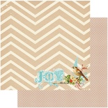 Аркуш скрап-паперу My Mind's Eye - Joy, 30x30 см, двосторонній