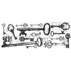 Акриловий штамп від Kaisercraft - Keys