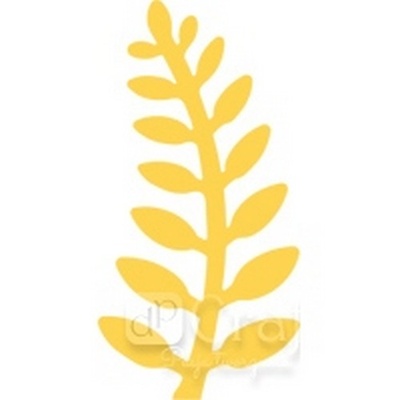 Дірокол фігурний 2,5см ПАПОРОТНИК, TM dpCraft (Dalprint)