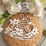 Чипборд ScrapBox - гніздо з пасхальними яйцями Hh-050