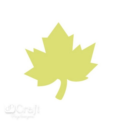 Дірокол фігурний 5см Листочок Клену, TM dpCraft (Dalprint)