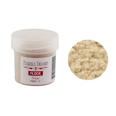 Пудра оксамитова, колір бежевий, 20 мл, ТМ Фабрика Декору