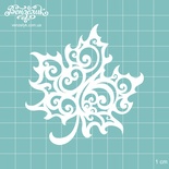 Чипборд від Вензелик - Листочок 02, розмір: 77x78 мм