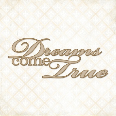 Чипборд Blue Fern Studios - Dreams Come True