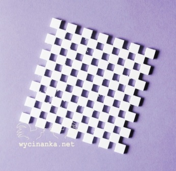 Чипборд від Wycinanka "MASKA/SZABLON szachownica", 10x10cм