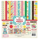 Набор бумаги от Echo Park - Happiness is Homemade, 30х30, 12+2 листов