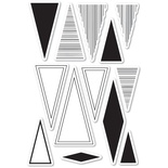 Штампи від Memory Box - That's Acute Triangle clear stamp set