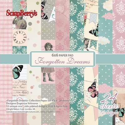 Набір паперу від ScrapBerryʼs - Забуті мрії