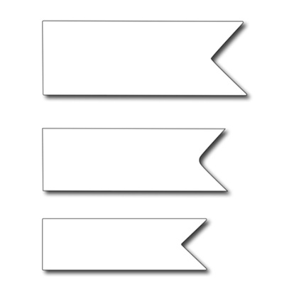 Ніж для вирубки Frantic Stamper - Cutting Die - Flag Trio