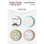 Набір фішок ТМ Фабрика Декору з 4 шт. №234, Scandi Baby Boy