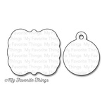 Ніж для вирубки My Favorite Things - Die-namics Christmas Label and and (MFT542)