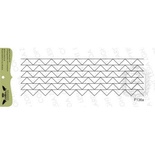 Акриловий штамп Lesia Zgharda F136a трикутники - ялинки, розмір 10x3 см