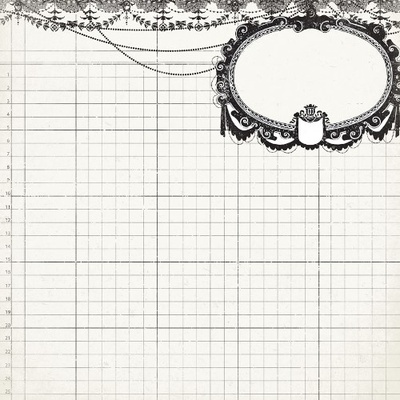 Двусторонний лист скрапбумаги Authentique - Classique Elegant - Elegant Two, 30х30 см