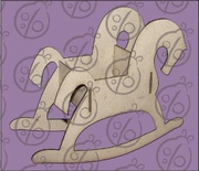 Чипборд. Заготовка "Лошадка 1", 5 дет.