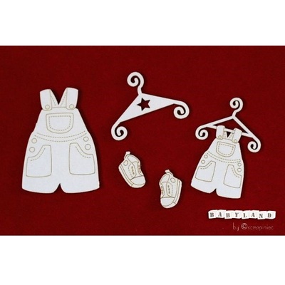 Чипборд Scrapiniec - Набір одягу для пісочниці, 5 елементів