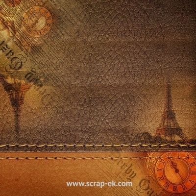 Набор бумаги от Евгения Курдибановская ТМ - "Время", 15х15 см, 10 листов, акварельная