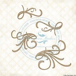 Чипборд Blue Fern Studios - Mini Flourishes