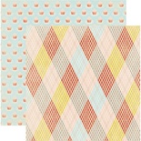 Аркуш скрап-паперу Webster's Pages Merriment, 30x30 см, двосторонній