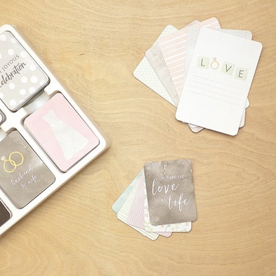 Набір карток Project Life by Becky Higgins - Core Kit - Modern Wedding, 616 штук