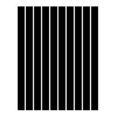 Набір смужок паперу для квілінгу, 1 колір (чорний), 3х295мм, 80 г/м², 200 шт.