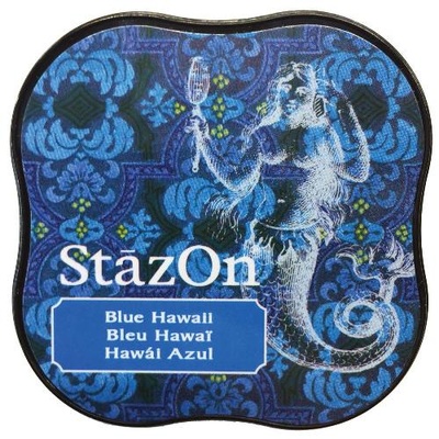 Чернила Tsukineko StazOn Midi Ink Pad - Blue Hawaii