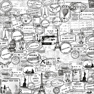 Ацетатный прозрачный лист от Kaisercrat - Stamps - Check In Acetate, 30х30