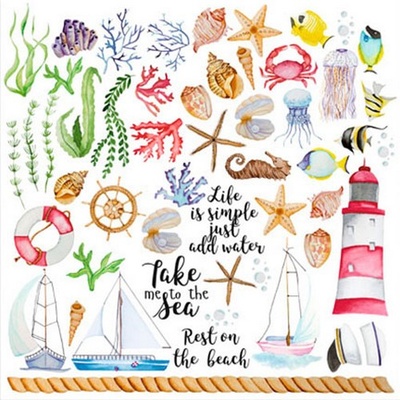 Лист для вырезания Sea Breeze, ТМ Фабрика Декору