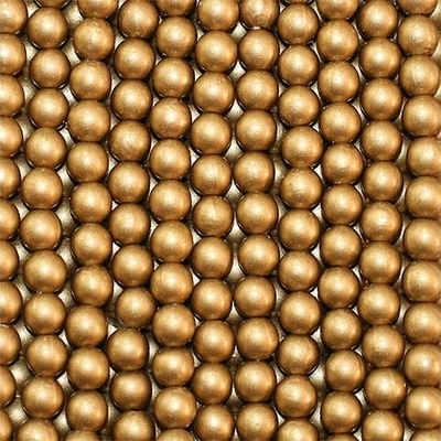 Намистини "перли" на нитці, 135 намистинки, діаметр 6 мм