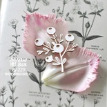 Чипборд ScrapBox - велика гілочка чорниці Hf-229