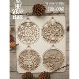 Чипборд ScrapBox - Набір елукових іграшок Hh-006