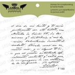 Акриловый штамп Lesia Zgharda F149 Рукописний текст, размер 6,2х4,9 см