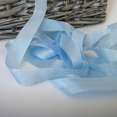 Стрічка Seam Binding - Limoges Blue, колір блакитний, ширина 1,3 см, довжина 90 см