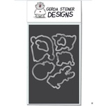 Набор лезвий Gerda Steiner Designs - Peeking Friends 4x6 Die Set