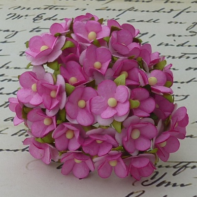 Цветочки любви - sweetheart, цвет розовый, диаметр - 15мм, 10 шт.