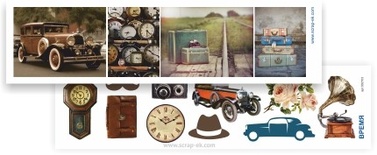 Набор карточек от Евгения Курдибановская ТМ - ВРЕМЯ, 8х30 см, 2 листа