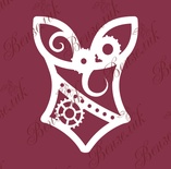 Чипборд від Вензелик - Корсет Стімпанк, розмір: 70x54 мм, ВЕНЗ-J-006