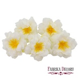 Квітка клематису молочно-білий, 1шт., ТМ Фабрика Декору