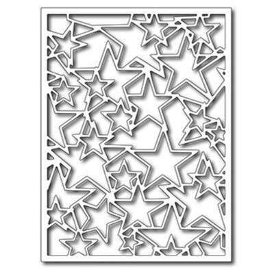 Ніж для вирубки Frantic Stamper Precision Die - Star Card Panel