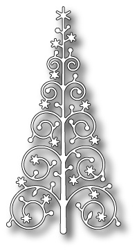Лезвие - DIES- Snowflake Tree  