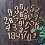 Набір цифр від WOODchic, 3см. мдф 3мм