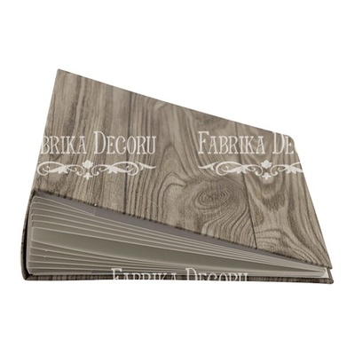 Заготовка альбома - Текстура - Дуб темный с золотом, TM Fabrika Dekoru