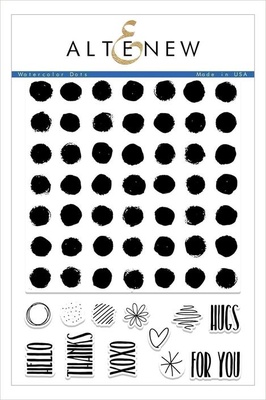 Набор штампов от Altenew - Watercolor Dots Stamp Set