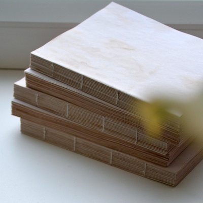 Блок для блокнота А6 зістарений, 100 аркушів